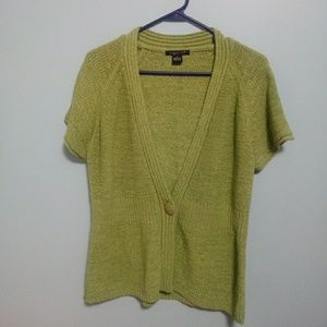 Green August silk vest (l)